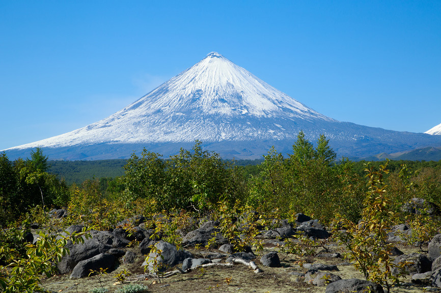 Камчатский исполин — вулкан Ключевская сопка