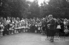 Школьная линейка в городе Елизово 1 сентября 1966 года