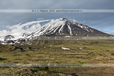 Вулкан Овальная Зимина на Камчатке