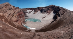 Вулкан Горелая Сопка (Gorely Volcano)